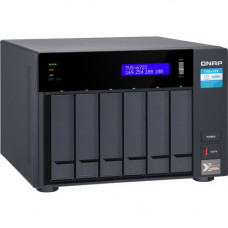 QNAP TVS-672X-i3-8G SAN/NAS Storage System - Intel Core i3 i3-8100T Quad-core (4 Core) 3.10 GHz - 6 x HDD Supported - 0 x HDD Installed - 6 x SSD Supported - 0 x SSD Installed - 8 GB RAM DDR4 SDRAM - Serial ATA/600 Controller - RAID Supported 0, 1, 5, 6, 