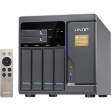 QNAP Turbo NAS TVS-682T-I3-8G SAN/NAS Server with Thunderbolt 2 - Intel Core i3 i3-6100 Dual-core (2 Core) 3.70 GHz - 8 GB RAM DDR4 SDRAM - Serial ATA/600 Controller - RAID Supported 0, 1, 5, 6, 10, Hot Spare, JBOD - 6 x Total Bays - 2 x 2.5" Bay - 4