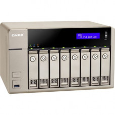 QNAP Affordable 10GbE-ready Golden Cloud Turbo vNAS - AMD Quad-core (4 Core) 2.40 GHz - 8 GB RAM DDR3L SDRAM - Serial ATA/600 Controller - RAID Supported 0, 1, 5, 6, 10, 5+Hot Spare, 6+Hot Spare, 10+Hot Spare - 8 x Total Bays - 8 x 2.5"/3.5" Bay