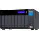 QNAP TVS-872XT-I5-16G SAN/NAS/DAS Storage System - Intel Core i5 i5-8400T Hexa-core (6 Core) 1.70 GHz - 8 x HDD Supported - 8 x SSD Supported - 16 GB RAM DDR4 SDRAM - Serial ATA/600 Controller - RAID Supported 0, 1, 5, 6, 10, 50, 60, JBOD - 8 x Total Bays