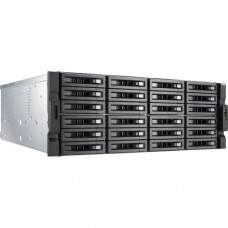 QNAP Turbo NAS TVS-EC2480U-SAS-RP R2 SAN/NAS Server - Intel Xeon E3-1246 v3 Quad-core (4 Core) 3.50 GHz - 16 GB RAM DDR3 SDRAM - 12Gb/s SAS Controller - RAID Supported 0, 1, 5, 6, 10, JBOD - 24 x Total Bays - 24 x 2.5"/3.5" Bay - 2 x Total Slot(