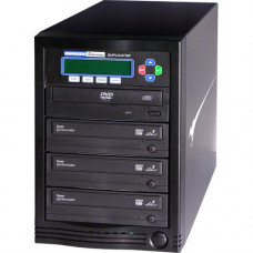 Kanguru 1-to-3, 24x DVD Duplicator - Standalone - DVD-ROM, DVD-Writer - 24x DVD R, 24x DVD-R, 12x DVD R, 12x DVD-R, 52x CD-R - 22x DVD R/RW, 22x DVD-R/RW - USB, TAA Compliant U2-DVDDUPE-S3