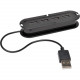Tripp Lite 4-Port USB 2.0 Compact Mobile Hi-Speed Ultra-Mini Hub w/ Cable - USB - 4 USB Port(s) - 4 USB 2.0 Port(s) - TAA Compliance U222-004