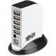 Tripp Lite 7-Port USB 2.0 Hi-Speed Hub Compact Desktop Mobile Tower - 7 x 4-pin Type A Female USB 2.0 USB Downstream, 1 x 4-pin Type B Female USB 2.0 USB Upstream - External" - TAA Compliance U222-007-R