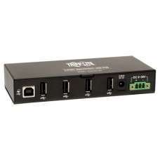 Tripp Lite 4-Port Rugged Industrial USB 2.0 Hi-Speed Hub w 15KV ESD Immunity Metal Mountable - w 15KV ESD Immunity and metal case, Mountable" - RoHS, TAA Compliance U223-004-IND