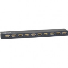 Tripp Lite 10-Port USB 2.0 Mobile Hi-Speed Hub Notebook Laptop Bus Power AC - USB - External - 10 USB Port(s) - 10 USB 2.0 Port(s) - RoHS, TAA Compliance U223-010