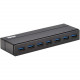 Tripp Lite 7-Port USB-A Mini Hub - USB 3.2 Gen 1, International Plug Adapters - USB 3.2 (Gen 1) Type A - Portable - 7 USB Port(s) U360-007-INT