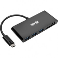 Tripp Lite USB C Hub Multiport w/ 3x USB-A Hub Micro SD, SD/MMC Card Reader USB Type C, USB-C, USB Type-C - USB Type C - External - 5 USB Port(s) - 3 USB 3.0 Port(s) - PC, Mac U460-003-3AMB