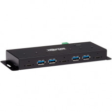 Tripp Lite U460-4A3C-IND 7-Port Industrial-Grade USB 3.1 Gen 2 Hub - USB Type C - External - 7 USB Port(s) - 7 USB 3.1 Port(s) - UASP Support - TAA Compliant - TAA Compliance U460-4A3C-IND