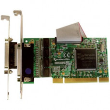 Brainboxes 4xRS232 Low Profile PCI Serial Port Card with LPT Parallel Port for Printer - Low-profile Plug-in Card - PCI 3.0 - PC - TAA Compliant - RoHS, WEEE Compliance UC-263