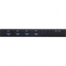 ATEN 4 x 4 USB 3.1 Gen 1 Industrial Hub Switch - USB Type B - 4 USB Port(s) - 4 USB 3.1 Port(s) - Mac, PC, Linux US3344I