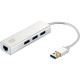 Cp Technologies LevelOne Gigabit USB Network Adapter With USB Hub - USB 3.0 - External - 3 USB Port(s) - 1 Network (RJ-45) Port(s) - 3 USB 3.0 Port(s) - Mac, PC USB-0503