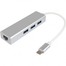 DIAMOND USB/Ethernet Combo Hub - External - 3 USB Port(s) - 1 Network (RJ-45) Port(s) - 3 USB 3.0 Port(s) - Mac, Chrome OS USBCAHE