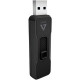 V7 128GB USB 3.1 Flash Drive - 128 GB - USB 3.1 - 120 MB/s Read Speed - Black VP3128G
