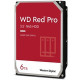 Western Digital WD Red Pro WD6003FFBX 6 TB Hard Drive - 3.5" Internal - SATA (SATA/600) - Storage System Device Supported - 7200rpm - 300 TB TBW - 5 Year Warranty WD6003FFBX