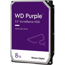 Western Digital WD Purple WD84PURZ 8 TB Hard Drive - 3.5" Internal - SATA (SATA/600) - Video Surveillance System Device Supported - 5640rpm WD84PURZ-20PK