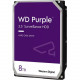 Western Digital WD Purple WD84PURZ 8 TB Hard Drive - 3.5" Internal - SATA (SATA/600) - Video Surveillance System Device Supported - 5640rpm WD84PURZ-20PK