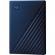 Western Digital WD My Passport for Mac WDBA2D0020BBL 2 TB Portable Hard Drive - 2.5" External - Midnight Blue - USB 3.2 - 256-bit Encryption Standard WDBA2D0020BBL-WESN