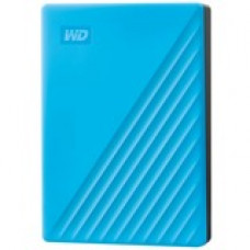 Western Digital WD My Passport WDBPKJ0050BBL-WESN 5 TB Portable Hard Drive - External - Sky Blue - USB 3.0 - 256-bit Encryption Standard - 3 Year Warranty WDBPKJ0050BBL-WESN