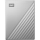 Western Digital WD My Passport Ultra WDBPMV0050BSL 5 TB Portable Hard Drive - External - Silver - Desktop PC Device Supported - USB 3.0 - 256-bit Encryption Standard WDBPMV0050BSL-WESN