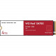 Western Digital WD Red S700 WDS400T1R0C 4 TB Solid State Drive - M.2 2280 Internal - PCI Express NVMe (PCI Express NVMe 3.0 x4) - Storage System Device Supported - 5100 TB TBW - 3400 MB/s Maximum Read Transfer Rate - 5 Year Warranty WDS400T1R0C