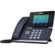 Yealink SIP-T54W IP Phone - Corded/Cordless - Corded/Cordless - Bluetooth, Wi-Fi - Wall Mountable, Desktop - Classic Gray - VoIP - IEEE 802.11a/b/g/n/ac - 2 x Network (RJ-45) - PoE Ports 1301081