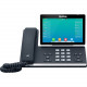 Yealink SIP-T57W IP Phone - Corded - Corded/Cordless - Bluetooth, Wi-Fi - Wall Mountable, Desktop - Classic Gray - VoIP - IEEE 802.11a/b/g/n/ac - 2 x Network (RJ-45) - PoE Ports 1301089