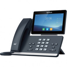 Yealink SIP-T58W IP Phone - Corded - Corded/Cordless - Wi-Fi - Wall Mountable, Desktop - Classic Gray - VoIP - IEEE 802.11a/b/g/n - 2 x Network (RJ-45) - PoE Ports 1301111