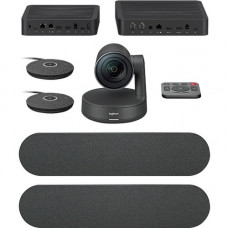 Logitech Rally Plus Video Video Conference Equipment - Full HD - 30 fps - 1 x Network (RJ-45) - USB - Gigabit Ethernet - External Microphone(s) - Desktop - TAA Compliance 960-001225