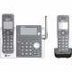 AT&T CL83213 DECT 6.0 Cordless Phone - 1 x Phone Line - 2 x Handset - Speakerphone - Answering Machine - Hearing Aid Compatible CL83213
