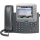 Cisco Unified IP Phone 7975G - VoIP phone - SCCP, SIP - silver, dark gray - refurbished CP-7975G-RF