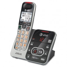 AT&T CRL32102 DECT 6.0 Expandable Cordless Phone with Answering System and Caller ID/Call Waiting, Silver/Black, 1 Handset - 1 x Phone Line CRL32102