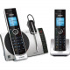 VTech Connect to Cell DS6771-3 DECT 6.0 Cordless Phone - Black, Silver - Cordless - Corded - 1 x Phone Line - 2 x Handset - Speakerphone - Answering Machine - Hearing Aid Compatible DS6771-3