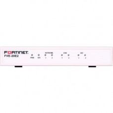 FORTINET FortiVoice 20E2 VoIP Gateway - 2 x RJ-45 - 2 x FXS - 2 x FXO - Fast Ethernet - Desktop FVE-20E2-BDL-311-60