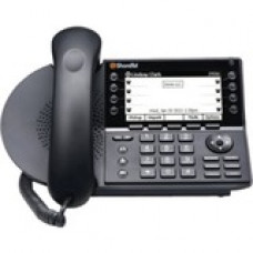 MITEL ShoreTel IP480G IP Phone - Corded - Corded - Wall Mountable - 8 x Total Line - VoIP - Speakerphone - 2 x Network (RJ-45) - PoE Ports - SIP, DHCP, SNTP Protocol(s) IP480G
