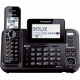 Panasonic KX-TG9541B DECT 6.0 1.90 GHz Cordless Phone - Black - 2 x Phone Line - Speakerphone - Answering Machine - Backlight KX-TG9541B