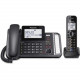 Panasonic Link2Cell KX-TG9581B DECT 6.0 Cordless Phone - Black - 2 x Phone Line - Answering Machine KXTG9581B