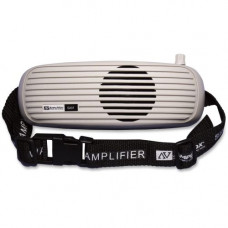 AmpliVox Beltblaster Pro Personal Audio System - 5 W Amplifier - Built-in Amplifier - Battery Rechargeable - White S207