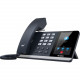 Yealink T55A IP Phone - Corded - Corded - Classic Gray - VoIP - Speakerphone - 2 x Network (RJ-45) - USB - PoE Ports - SIP, SIP v2, IPv4, IPv6, DHCP, PPPoE, SNTP, UDP, TCP, TLS Protocol(s) SIP-T55A-SFB