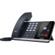 Yealink T55A IP Phone - Corded - Corded - Wall Mountable - VoIP - Speakerphone - 2 x Network (RJ-45) - USB - PoE Ports SIP-T55A-TEAMS