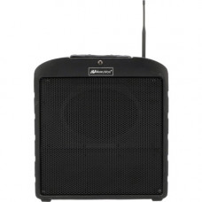 AmpliVox SW690 AirVox PA W/ Headset and Lapel Microphone - 50 W Amplifier - Wireless Microphone - AC Adapter, Battery - Built-in Amplifier - 1 x Speakers - Bluetooth - 1 Audio Line In - 1 Audio Line Out - USB Port - Battery Rechargeable - 10 Hour - Portab