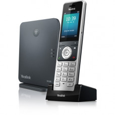 Yealink W60P IP Phone - Cordless - DECT - VoIP - 1 x Network (RJ-45) - PoE Ports - SIP, TLS, SRTP, SIP v2, SNTP, NTP, LLDP-PoE, STUN, UDP, DHCP Protocol(s) W60P