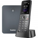 Yealink W73P IP Phone - Cordless - Corded - DECT - Wall Mountable, Desktop - Space Gray, Classic Gray - VoIP - 1 x Network (RJ-45) W73P