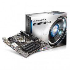 ASRock B85M LGA1150/ Intel B85/ DDR3/ Quad CrossFireX/ SATA3&USB3.0/ A&GbE/ MicroATX Motherboard