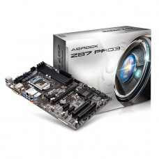 ASRock Z87 PRO3 LGA1150/ Intel Z87/ DDR3/ SATA3&USB3.0/ A&GbE/ ATX Motherboard