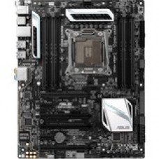 Asus X99-A/USB 3.1 Desktop Motherboard - Intel X99 Chipset - Socket LGA 2011-v3 - ATX - 1 x Processor Support - 64 GB DDR4 SDRAM Maximum RAM - 3.20 GHz (O.C.) Memory Speed Supported - 8 x Memory Slots - SLI, CrossFireX Support - Serial ATA/600 RAID Suppor