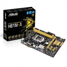 Asus H81M-A LGA1150/ Intel H81/ DDR3/ SATA3&USB3.0/ A&GbE/ MicroATX Motherboard