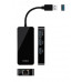 Belkin 3-Port USB 3.0 Hub with Gigabit Ethernet Adapter Black B2B128TT