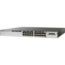 Cisco Catalyst 3750X-24S-S Layer 3 Switch - Manageable - Stack Port - 25 x Expansion Slots - 10/100Base-TX - 24 x Expansion Slot - 24 x SFP Slots - 3 Layer Supported - Redundant Power Supply - 1U High - Rack-mountable, DesktopLifetime Limited Warranty WS-