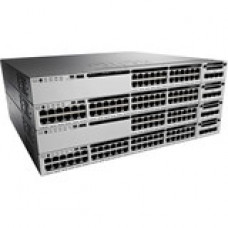 Cisco Catalyst 3850 48 Port Data IP Services - 48 Ports - Manageable - 1 x Expansion Slots - 10/100/1000Base-T - Twisted Pair - Gigabit Ethernet - 3 Layer Supported - Power Supply - Redundant Power Supply - 1U High - Rack-mountable - 90 Day WS-C3850-48T-E